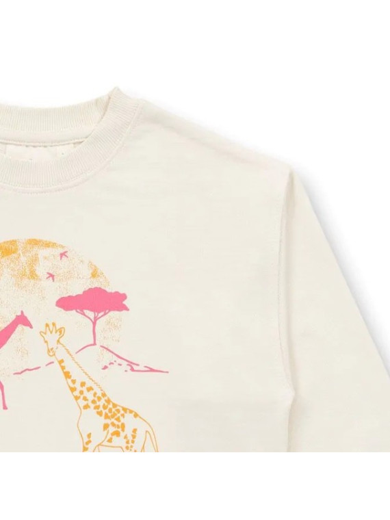 Sense Organics - Bio Kinder Sweatshirt "DARI" mit Safari-Druck