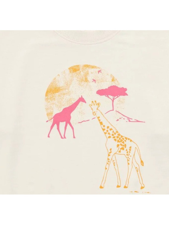 Sense Organics - Bio Kinder Sweatshirt "DARI" mit Safari-Druck