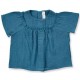 Sense Organics - Bio Baby Musselin Bluse "ASTA", ocean