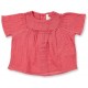 Sense Organics - Bio Baby Musselin Bluse "ASTA", himbeere
