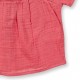 Sense Organics - Bio Baby Musselin Bluse "ASTA", himbeere
