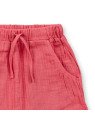 Sense Organics - Bio Kinder Musselin Hose "LOKI", himbeere