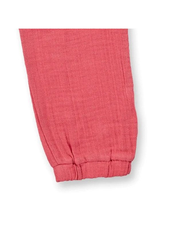 Sense Organics - Bio Kinder Musselin Hose "LOKI", himbeere