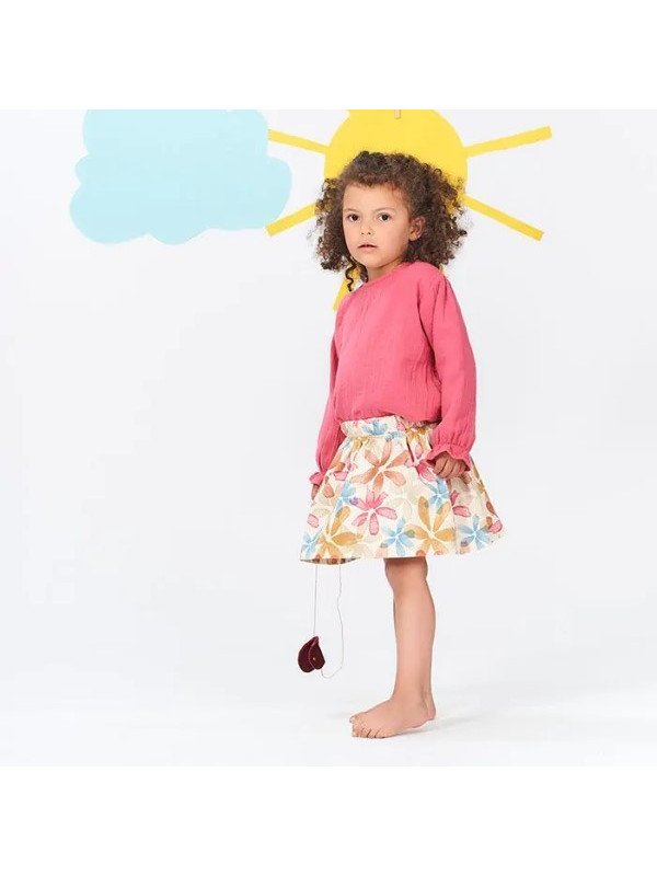 Sense Organics - Bio Kinder Rock "EVIE" mit Blumen-Allover