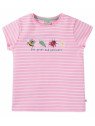 frugi - Bio Kinder T-Shirt "Camille" mit Käfer-Applikationen und Streifen