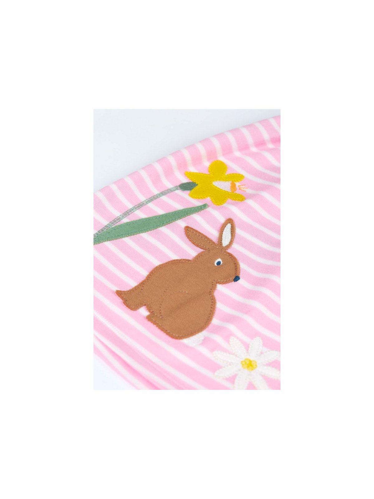 frugi - Bio Kinder Jersey Kleid "Bobby" mit Hasen-Applikation