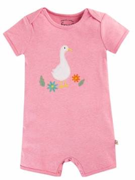 frugi - Bio Baby Spieler "Rue" mit Enten-Applikation