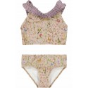mikk-line - Kinder Bikini mit Schmetterlingen und Blumen-Allover
