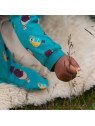 Little Green Radicals - Bio Baby Strampler mit Vogel-Allover
