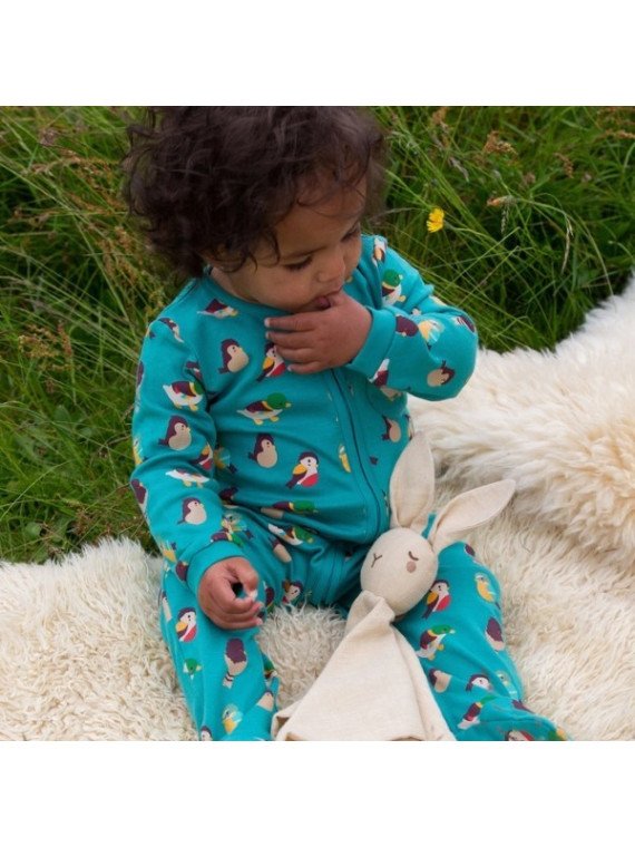 Little Green Radicals - Bio Baby Strampler mit Vogel-Allover