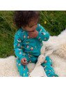 Little Green Radicals - Bio Baby Strampler mit Vogel-Allover