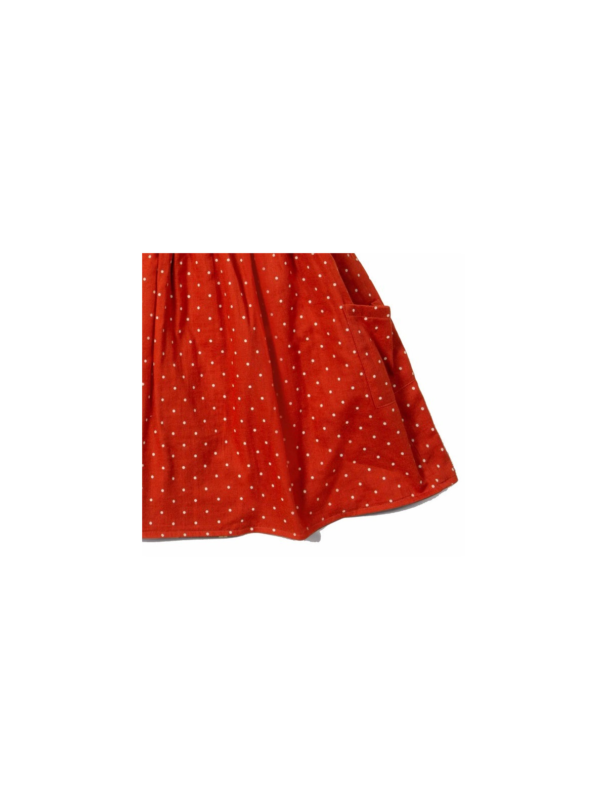 Little Green Radicals - Bio Kinder Wende Kleid mit Kirschen- und Punkte-Allover