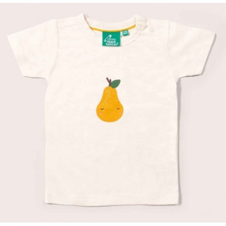 Little Green Radicals - Bio Kinder T-Shirts mit Birnen-Druck