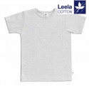 Leela Cotton - Bio Kinder T-Shirt, hellgrau-melange