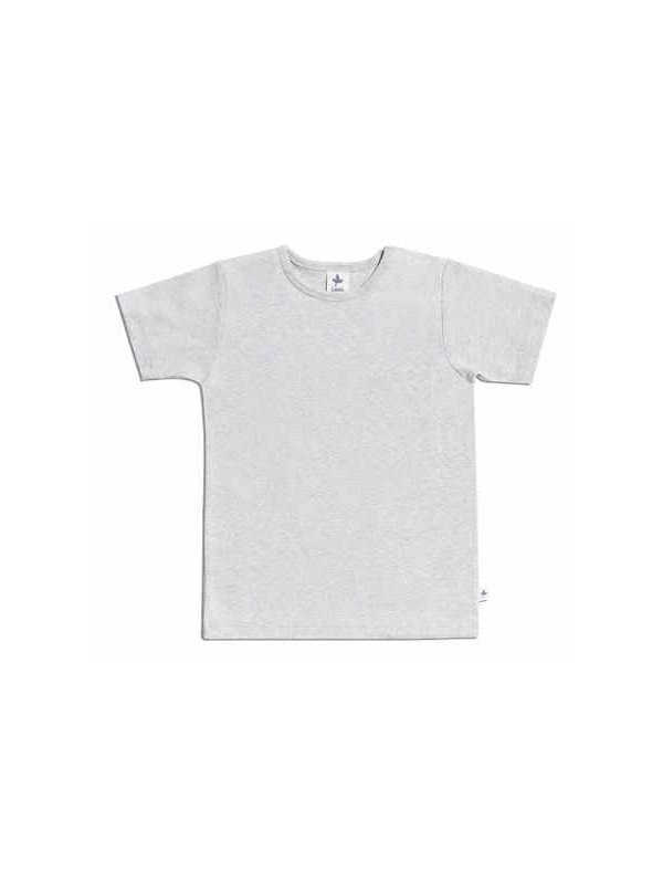 Leela Cotton - Bio Kinder T-Shirt, hellgrau-melange