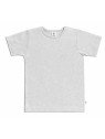 Leela Cotton - Bio Kinder T-Shirt, hellgrau-melange