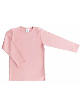 Leela Cotton - Bio Kinder Langarmshirt, altrosa