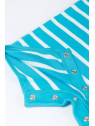 frugi - Bio Baby Spieler "Rue" mit Hummer-Applikation und Streifen