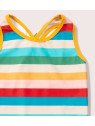 Little Green Radicals -  Kinder Badeanzug mit Regenbogen-Streifen, UPF 50+