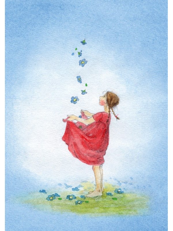 Daniela Drescher - Postkartenbuch "Glückskinder"