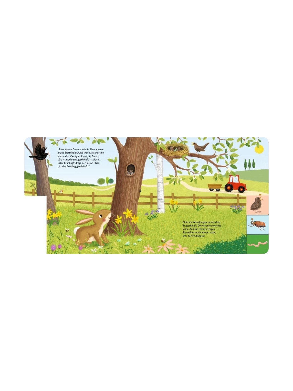 Anja Kiel - Pappbilderbuch "Mein erstes Jahreszeitenbuch: Henry, der kleine Hase - im Frühling"