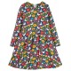 frugi - Bio Kinder Jersey Kleid "Sofia" mit Enten/Blumen-Allover
