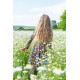 frugi - Bio Kinder Jersey Kleid "Sofia" mit Enten/Blumen-Allover