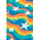 frugi - Kinder Regenjacke "Puddle Buster" mit Sternen-Allover, gefüttert