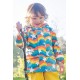 frugi - Kinder Regenjacke "Puddle Buster" mit Sternen-Allover, gefüttert
