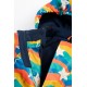 frugi - Kinder Regenjacke "Puddle Buster" mit Sternen-Allover, gefüttert