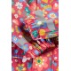 frugi - Kinder Regenjacke "Puddle Buster" mit Blumen-Allover, gefüttert
