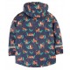 frugi - Kinder Regenjacke "Puddle Buster" mit Tiger-Allover, gefüttert