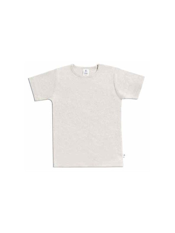 Leela Cotton - Bio Kinder T-Shirt, beige melange