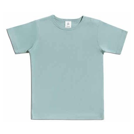 Leela Cotton - Bio Kinder T-Shirt, taubenblau
