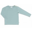 Leela Cotton - Bio Kinder Langarmshirt, taubenblau