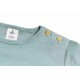 Leela Cotton - Bio Kinder Langarmshirt, taubenblau