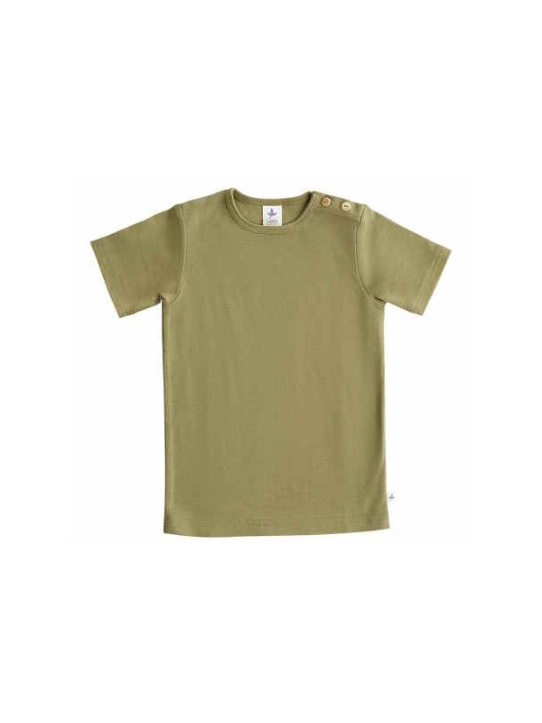 Leela Cotton - Bio Kinder T-Shirt, oliv