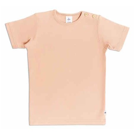 Leela Cotton - Bio Kinder T-Shirt, cafe crema