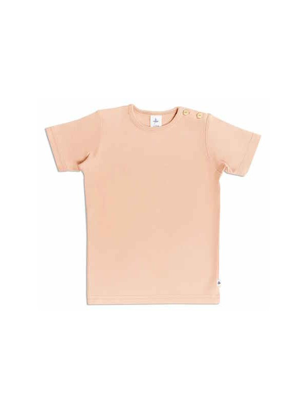 Leela Cotton - Bio Kinder T-Shirt, cafe crema
