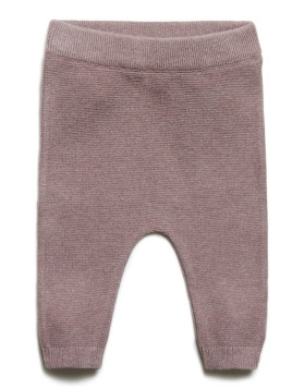 puri organic - Bio Baby Feinstrick Hose, Baumwolle/Seide, zimt