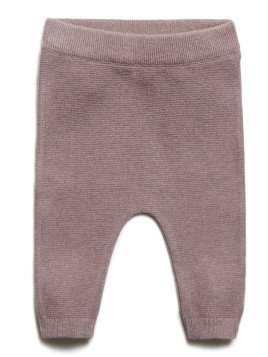 puri organic - Bio Baby Feinstrick Hose, Baumwolle/Seide, zimt
