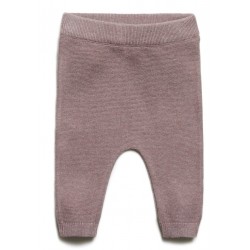 puri organic - Bio Baby Feinstrick Hose, Baumwolle/Seide, zimt