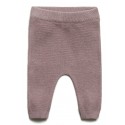 puri organic - Bio Baby Feinstrick Hose, Baumwolle/Seide, zimt