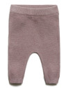 puri organic - Bio Baby Feinstrick Hose, Baumwolle/Seide, zimt