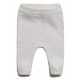 puri organic - Bio Baby Feinstrick Hose, Baumwolle/Seide, beige-melange