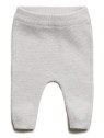 puri organic - Bio Baby Feinstrick Hose, Baumwolle/Seide, beige-melange