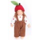 Nanchen Natur - Bio Schmusepuppe "Apfelkind Anna" 25cm