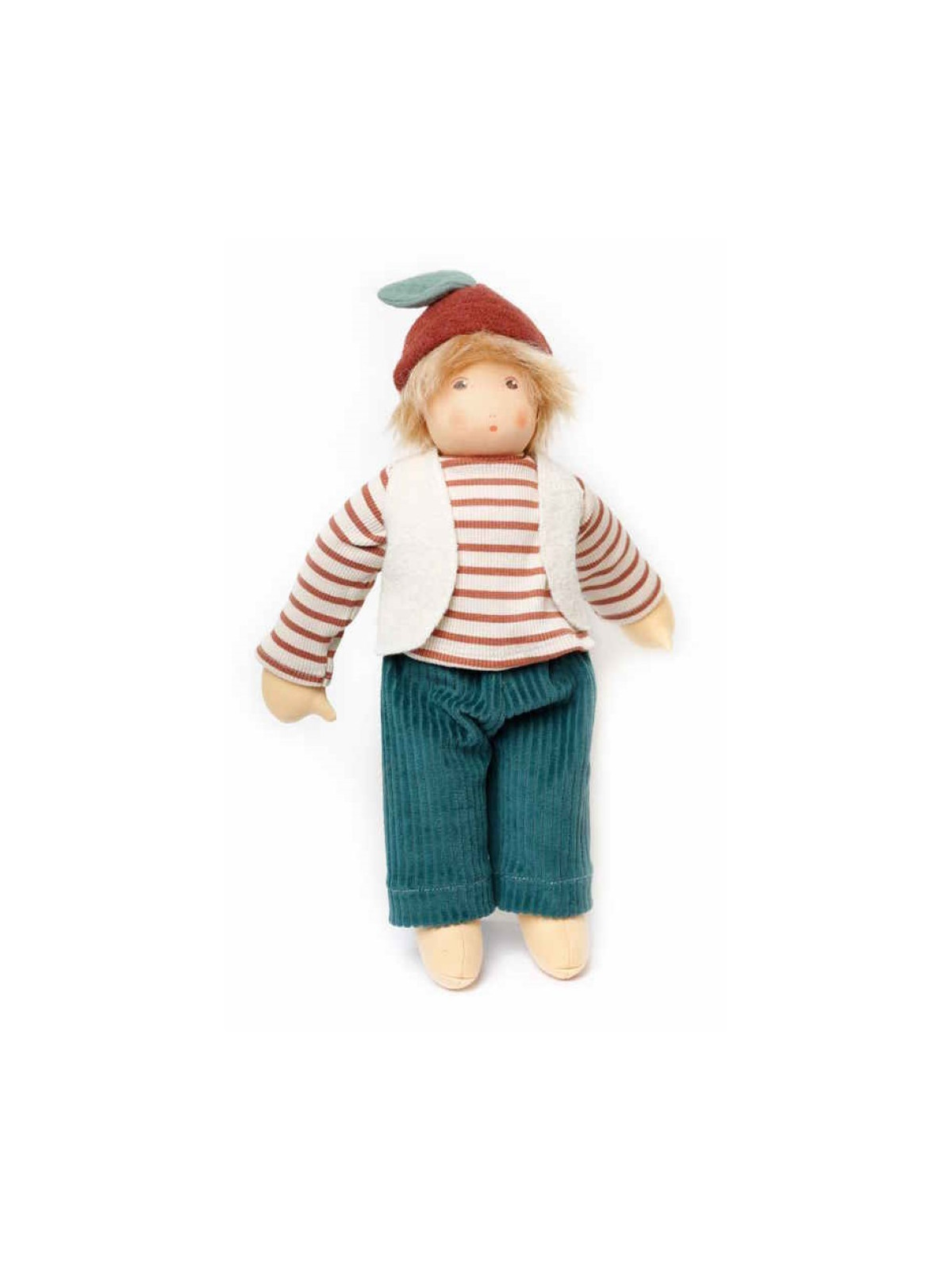 Nanchen Natur - Bio Schmusepuppe "Kastanienkind Karlotta" 38cm