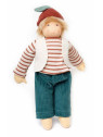 Nanchen Natur - Bio Schmusepuppe "Kastanienkind Karlotta" 38cm