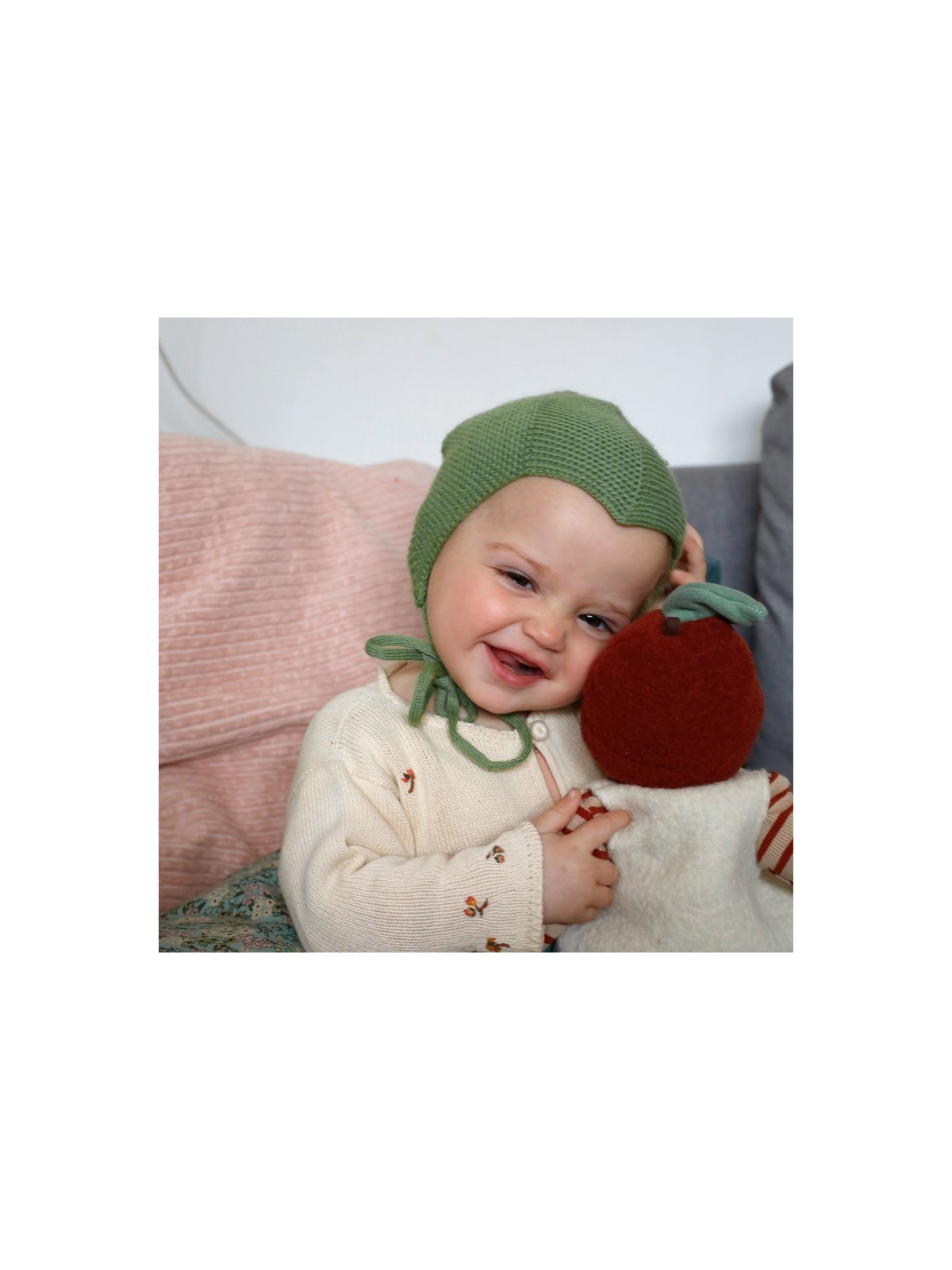 Nanchen Natur - Bio Schmusepuppe "Kastanienkind Karlotta" 38cm